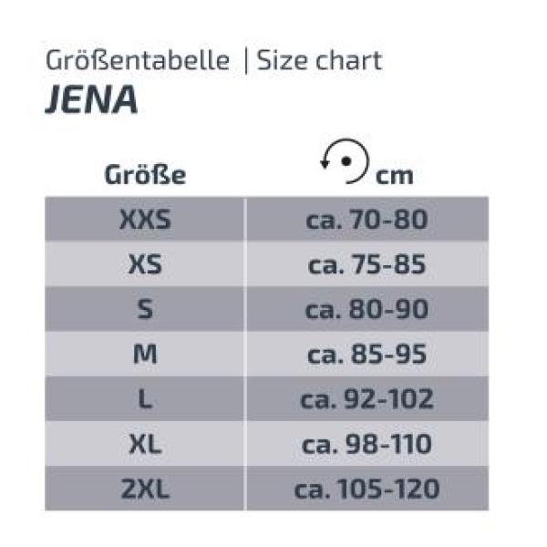 Kart Rippenweste JENA 2.0 rot Gr. XXS